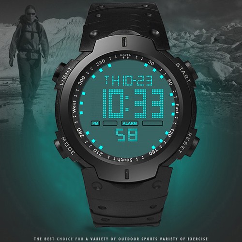 Moda silicone sport honhx led - sport,