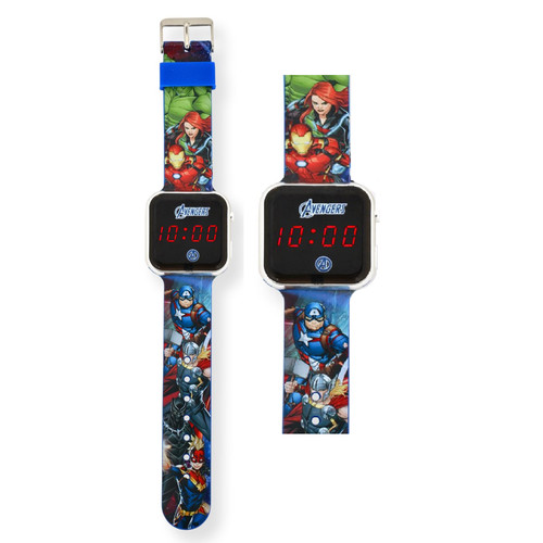Orologio led avengers - led, marvel