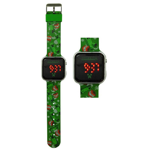 Orologio led minecraft - led, da