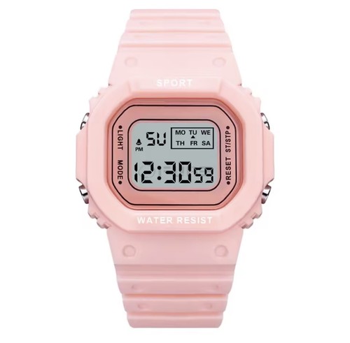 Orologio digitale led rosa - orologio,