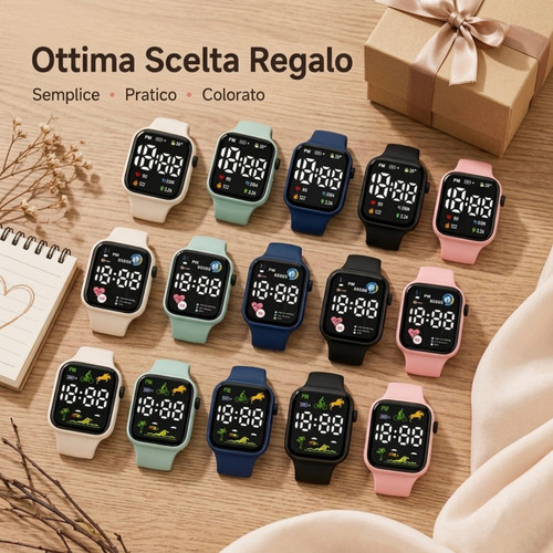Orologio sportivo multicolore - orologio,