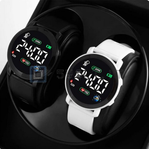 Coppia orologi led black - orologi,