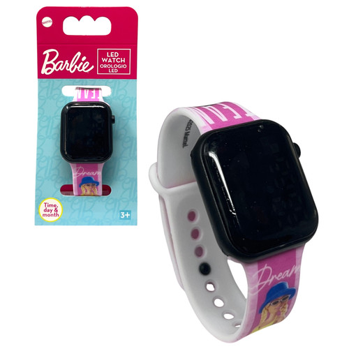 Orologio led barbie mattel - barbie,