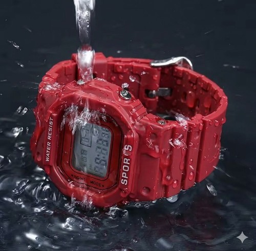 Orologio digitale led rosso - digitale,
