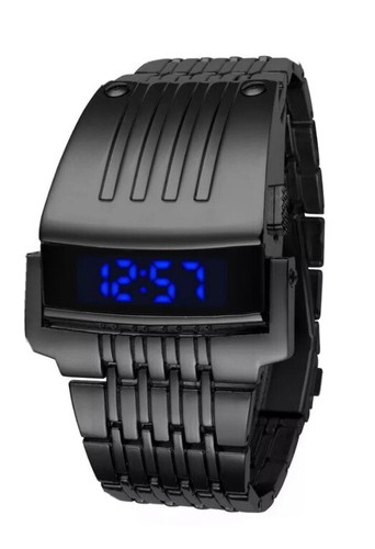 Orologio led blu freddo - blu,