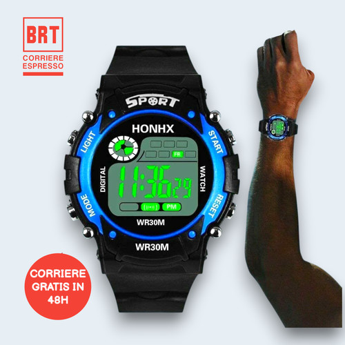 Orologio uomo unisex honhx led - uomo,