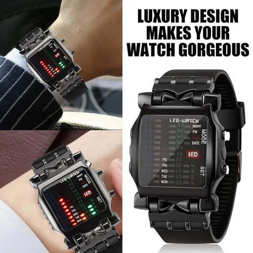 Orologio uomo lusso led - uomo,